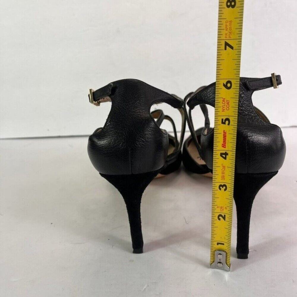 Sam Edelman Pump Women 10M Black Suede Orelon D'Orsay Pointed Toe Stiletto Heel - Picture 6 of 16